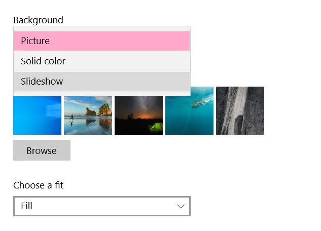 How to create a Desktop Wallpaper Slideshow in windows 10