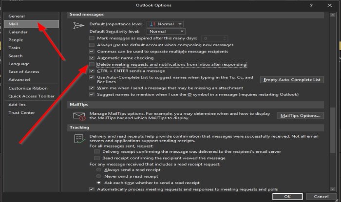 Prevent Outlook from automatically deleting Meeting Requests
