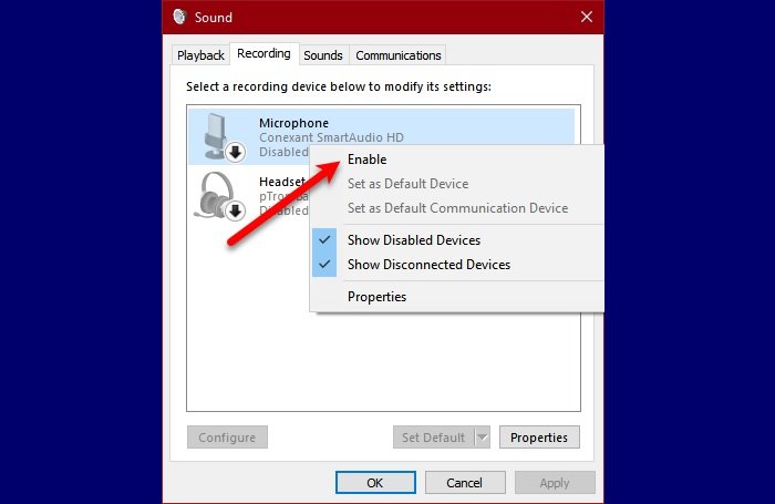 External Microphone being recognized as Headphones in Windows 10
