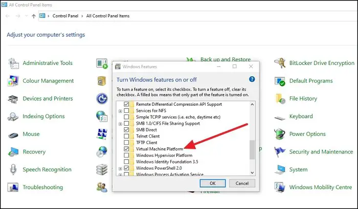 Fix WslRegisterDistribution failed with error 0x80070032