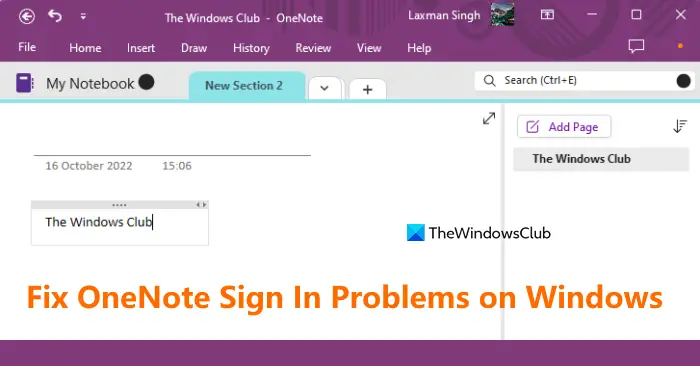 Fix OneNote Sign In Problems on Windows 11 10 - 30