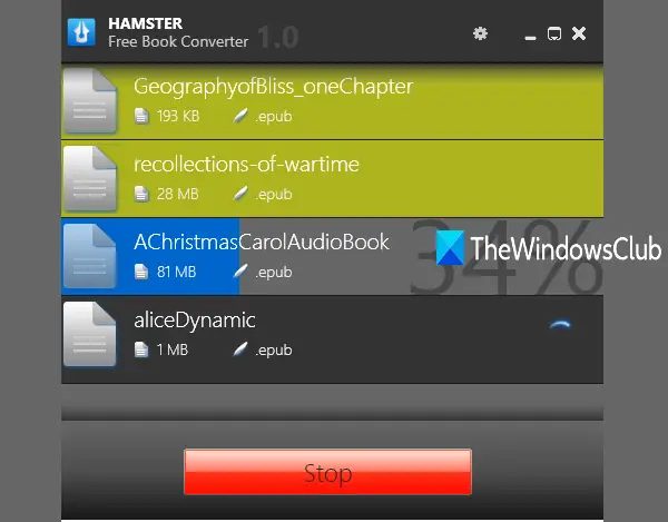 Hamster Free eBook Converter