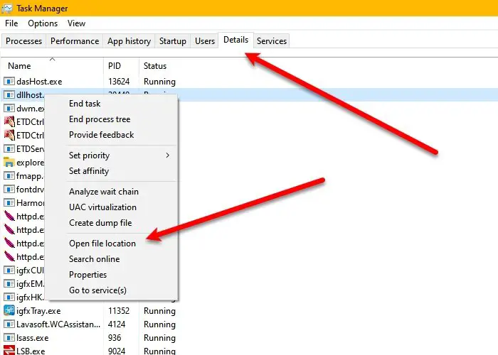 What is dllhost.exe and why is it showing High Disk Usage?