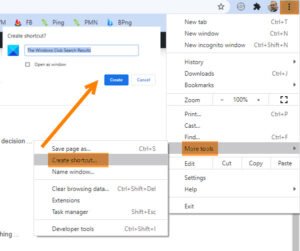 How to Pin a website shortcut to Start Menu in Windows 11/10