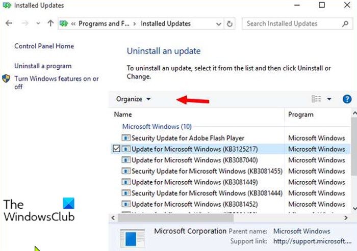 Désinstaller Les Mises À Jour Windows Sans L'option De Désinstallation Désinstaller Les Mises À Jour Windows Sans L'option De Désinstallation