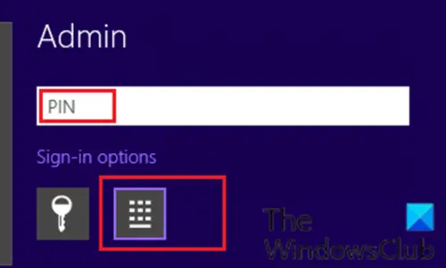 Windows 10 запрашивает PIN-код вместо пароля