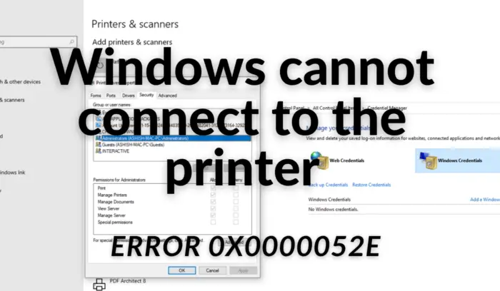 Windows cannot connect to the printer (1)