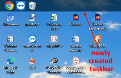 add multiple taskbars Windows 4