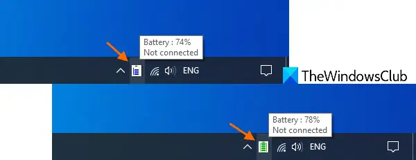 custom battery percentage icons