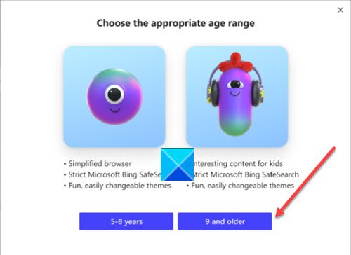 Kids mode in Microsoft Edge