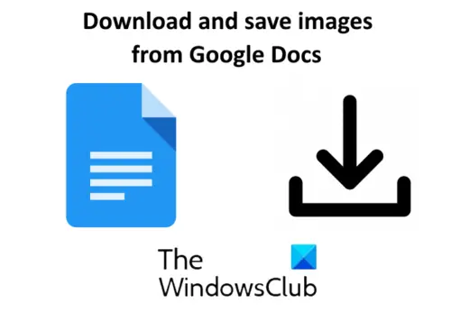 save images from google docs