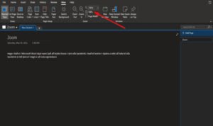 How to Zoom in and Zoom out in OneNote on Windows PC