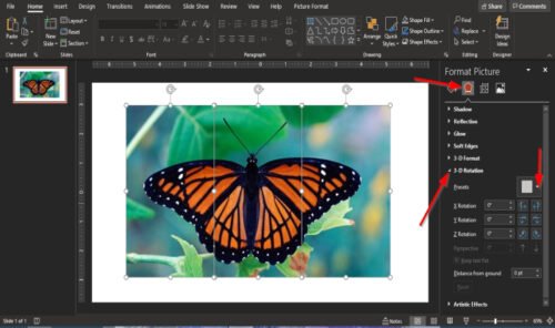 How to split a picture into pieces in PowerPoint