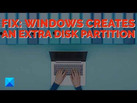 Windows creates an extra Disk Partition