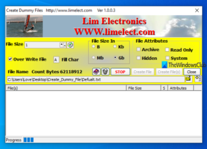 Best free Dummy File Generator software for Windows PC