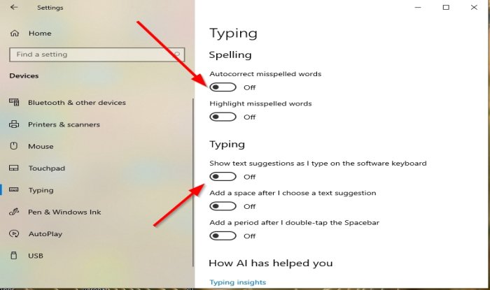 Disable Autocorrect or Spellcheck in Windows 10 Mail app