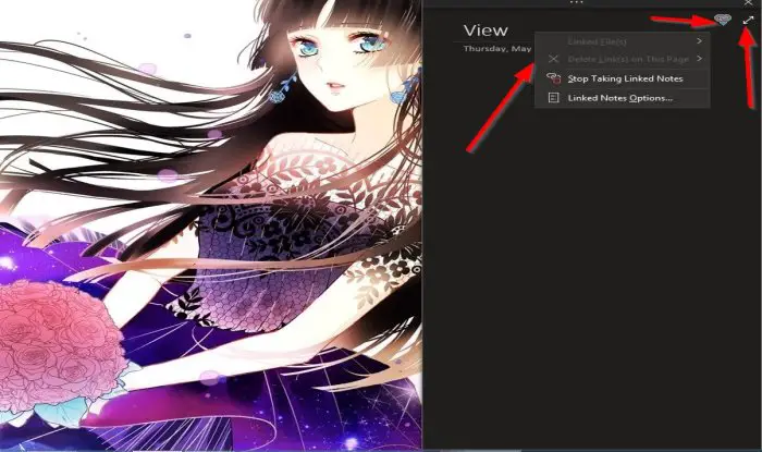 Windows 10'da OneNote'ta Görünüm nasıl değiştirilir