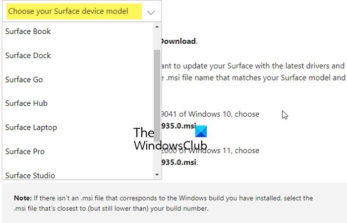 Download Drivers and Firmware for Windows 10/11 Pro and Enterprise OS on Surface Hub 2 and Surface Hub 3. from Official Microsoft Download Center