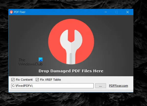 How to repair PDF using PDF Fixer Tool for Windows 10