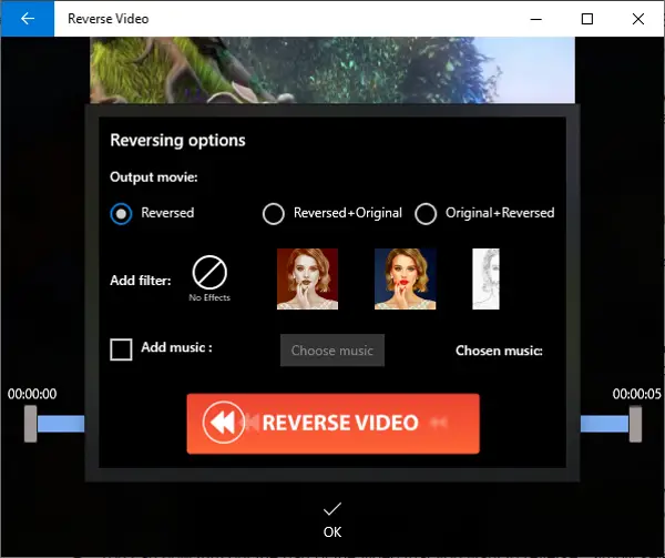 How to Reverse a Video on Windows 10 PC