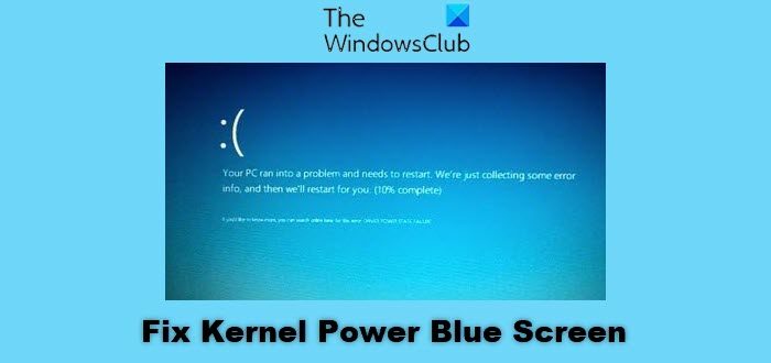 Kernel Power Blue Screen on Windows