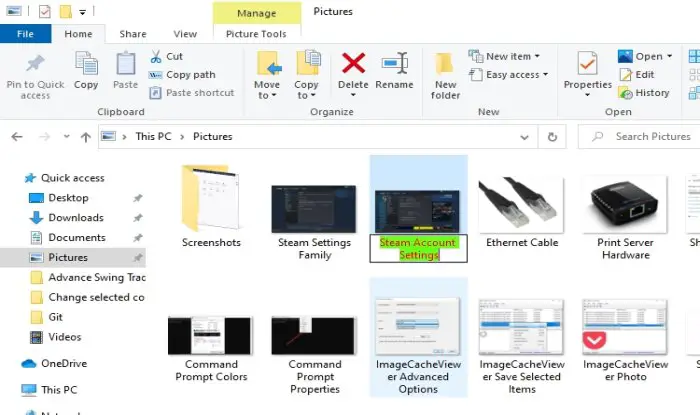 How to change the Background Color of selected or highlighted Text in Windows 10