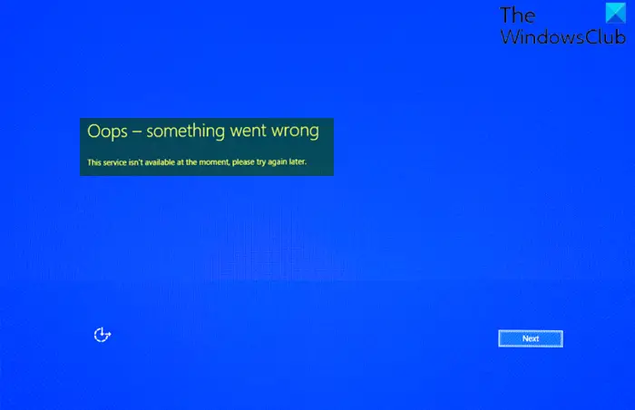 Oops, something went wrong