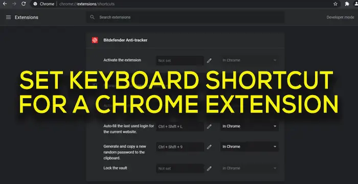 custom keyboard shortcuts chrome extension