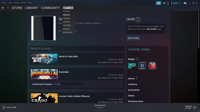 How to Change Your Profile Background on Steam