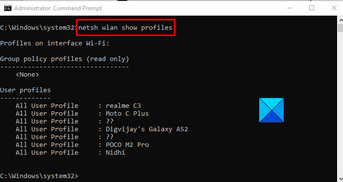 Stop Windows 10 From Connecting Automatically to a Wi-Fi Network using Command Prompt