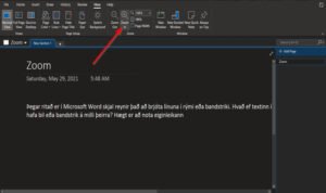 How to Zoom in and Zoom out in OneNote on Windows PC