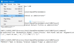 windows terminal open as admin windows terminal open as admin