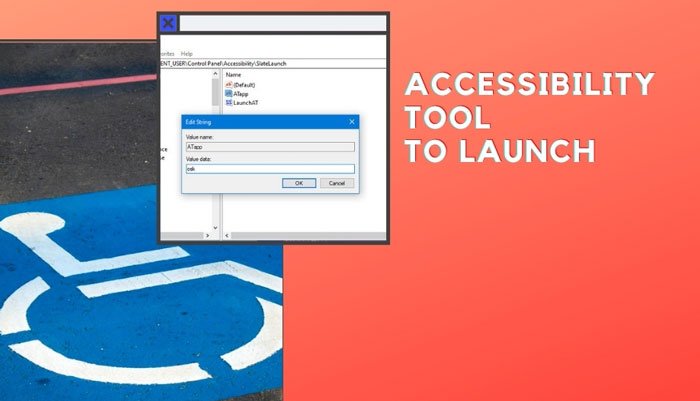 Change the Accessibility tool that launches when you use Win+Vol