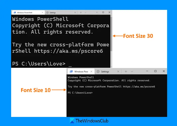 How to change font size and font weight in Windows Terminal - 49