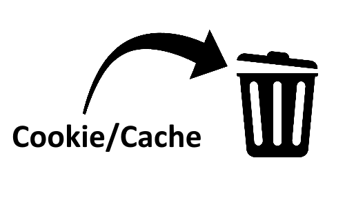 delete cookie cache chrome