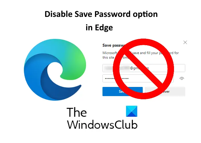 disable save password in edge