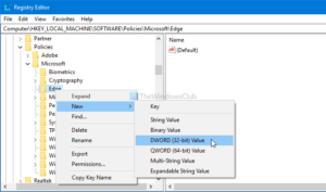 How to enforce Google SafeSearch in Microsoft Edge in Windows