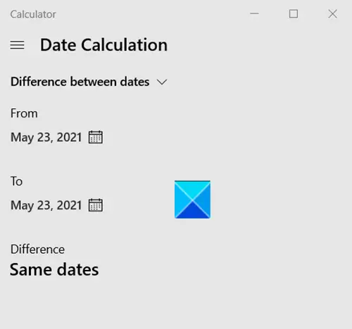 Find Date Difference