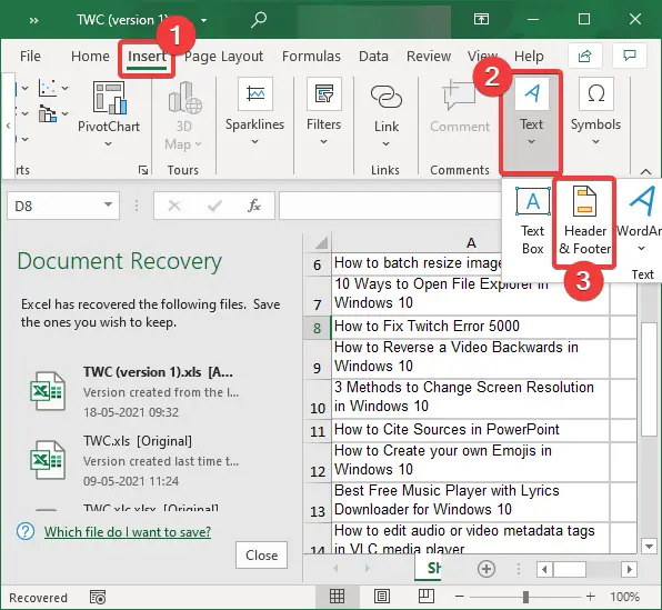 How to Add a Watermark in Excel