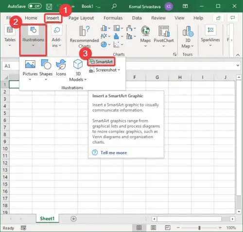 How to create a Flowchart in Excel
