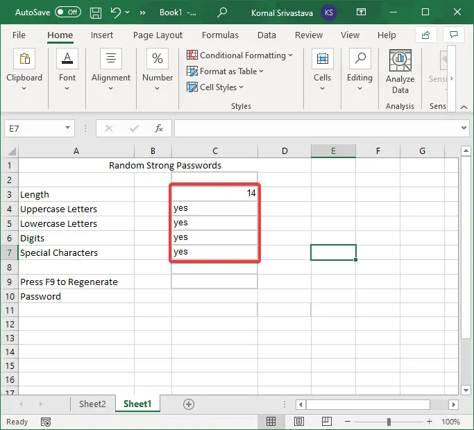random password generator for excel random password generator for excel