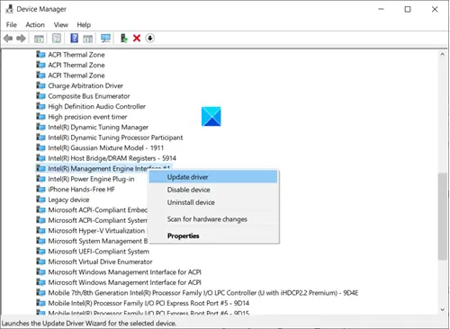 Intel Management Engine Interface