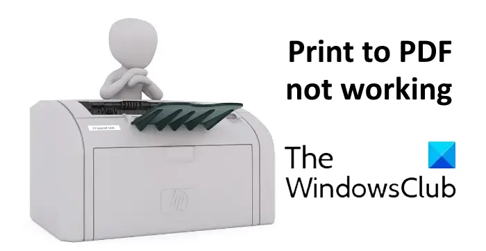 Print to PDF not working in Windows 11 10 - 91