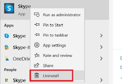 how to remove skype from taskbar