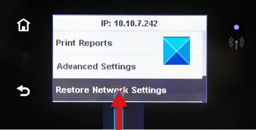 Restore Network Settings