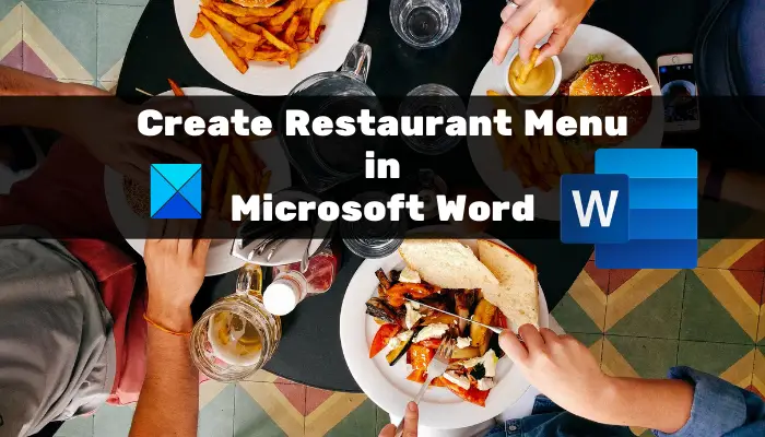 Как создать меню ресторана в Microsoft Word