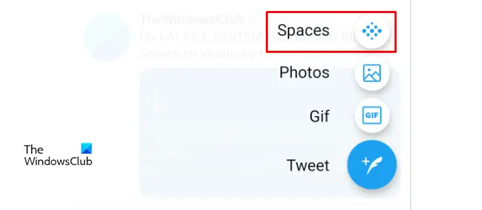 Start and use Twitter Space.