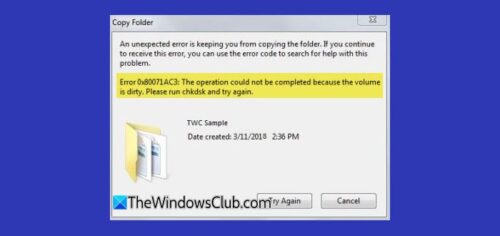 The Volume Bitmap is incorrect when running CHKDSK