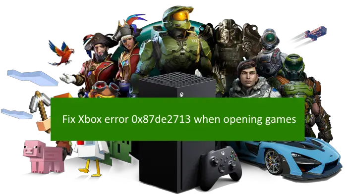 Fix Xbox error 0x87de2713