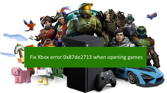 Fix Xbox-fout 0x87de2713